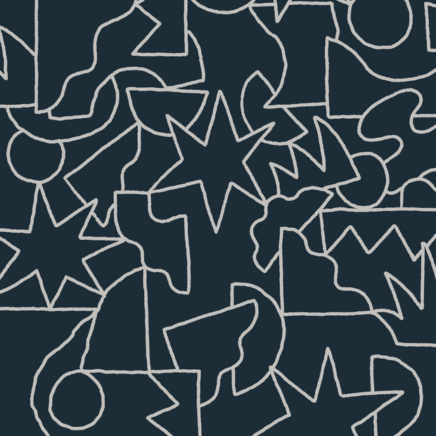 Desert Night Wallpaper | Stargazing by Yard, 27" Trimmed, 5-Yard Minimum