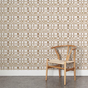 Kate Nixon Biscotti Wallpaper – Weave Collection | Quercus & Co