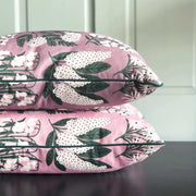 Rose Freida Linen/Cotton Fabric - 55.9" Width, 18" x 23.5" Repeat | SupplyShowroom