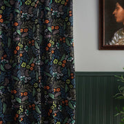 Ebony Luella Linen/Cotton Fabric - 55.9" Width, 18" x 30.7" Repeat | SupplyShowroom