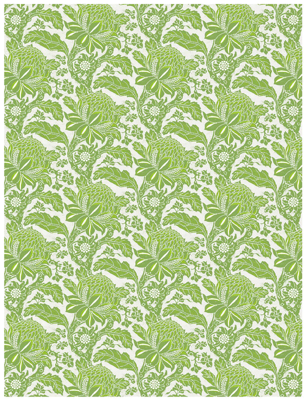 Waratah Wallpaper – Green | Modern Botanical Floral Wall Covering