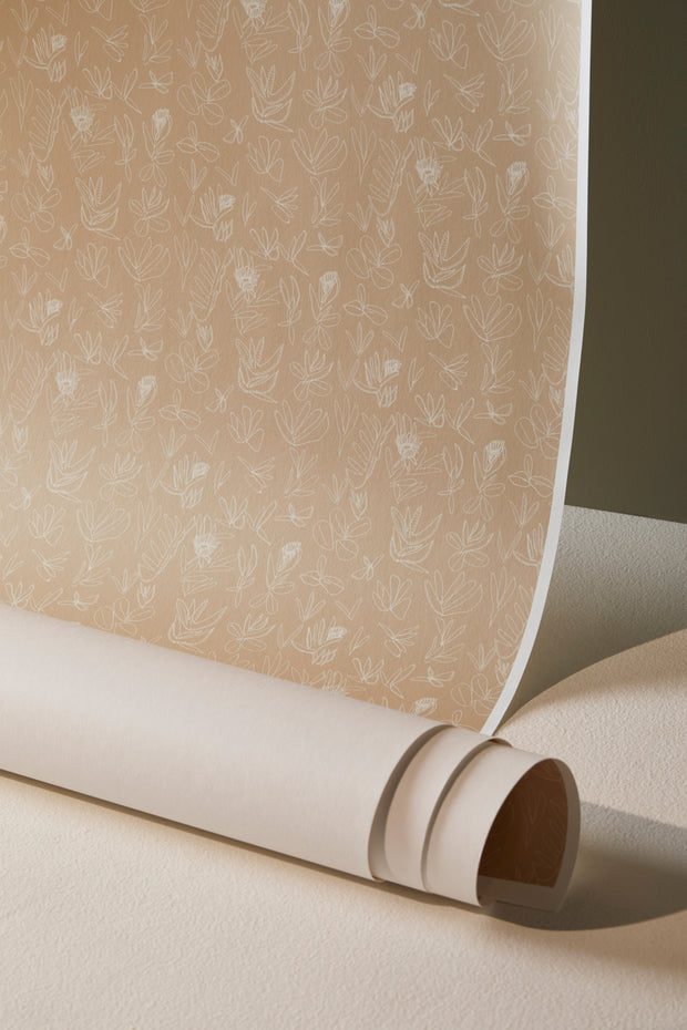 Sandstone - Crawl Wallpaper - Willie Weston x Kate Constantine Collaboration | Supply Showroom