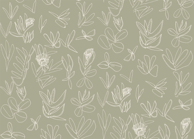 Gumleaf - Crawl Wallpaper - Willie Weston x Kate Constantine Collaboration | Supply Showroom