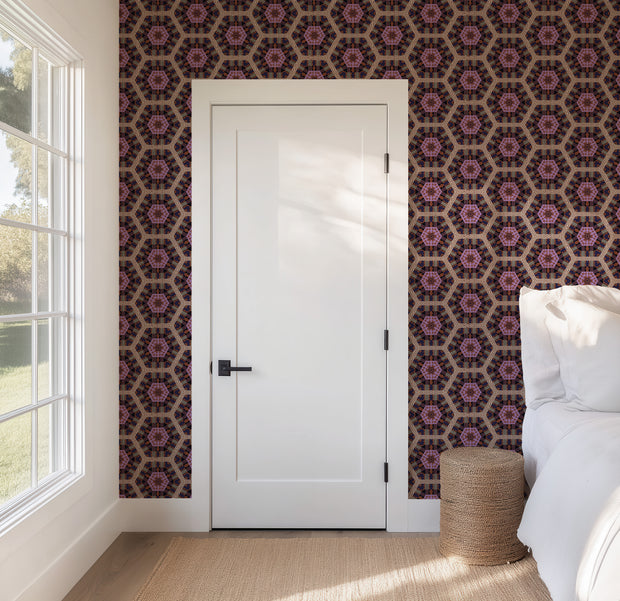 Rust Zsa Zsa Wallpaper – Textured Non Woven Pattern Roll – SUPPLY Showroom