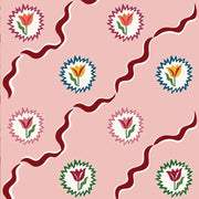 Pink & Burgundy Wallpaper – Tulips of Belgravia Floral Design