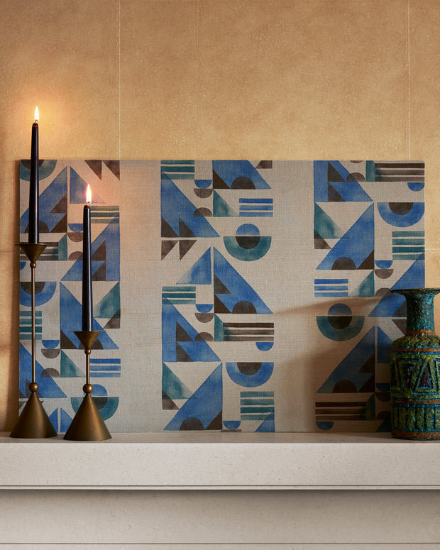 Denim Wallpaper – Banda | 34" Fineweave, Sold by Yard