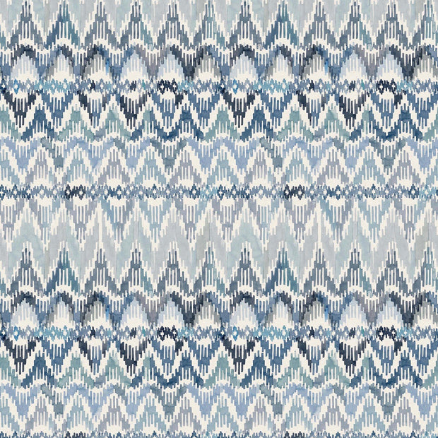Bargello Wallpaper – Venice Blue | Luxury Designer WP by the Yard