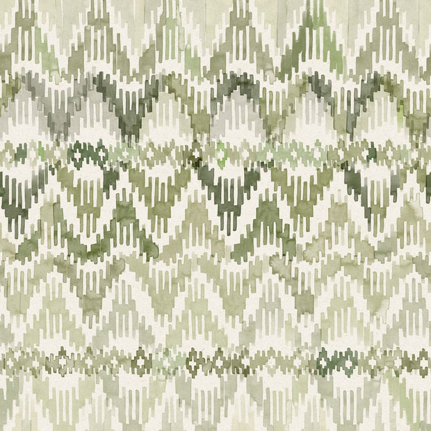 Bargello Wallpaper – Verona Green | Luxury Designer WP by the Yard