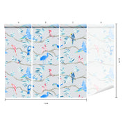 Blue & Coral Toucans - WP