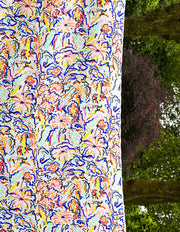 A Joyful Blossom - Linen Cotton Blend Fabric - Elegant Design | Supply Showroom