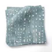 Peacock - Cloudburst Fabric - 100% Linen - 56" Repeat | Supply Showroom