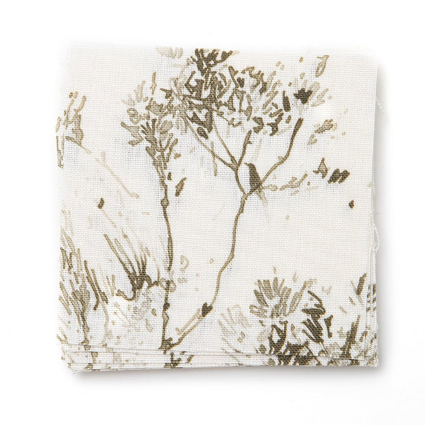 Whispering Grass Dunes Fabric – 100% Linen, 59" Width, 56" x 27.6" Repeat