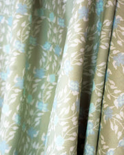 Eucalyptus Fabric – Gertrude Collection, Belgian Cotton Linen by the Yard