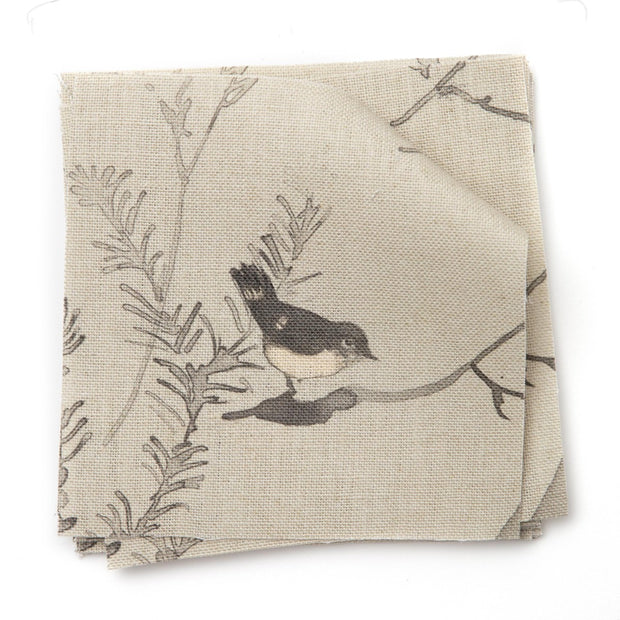 Spinifex Heath Banksia Fabric – 100% Linen, 59" Width, 56" x 27.6" Repeat
