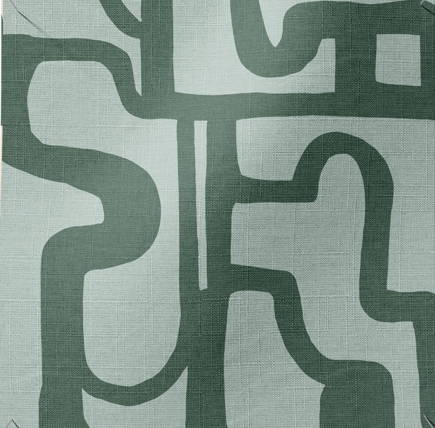 Double Green - Jordan Belgian Linen Fabric | 100% Linen | Sold by the Yard
