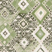 Kilim Wallpaper – Olive Grove | Half-Drop Pattern WP by Yard