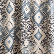 Blue Oasis Kilim Linen Fabric – 100% Linen, Sold by the Yard