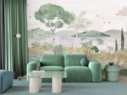 Pink - Laguna Wallpaper |Contemporary Wall Mural