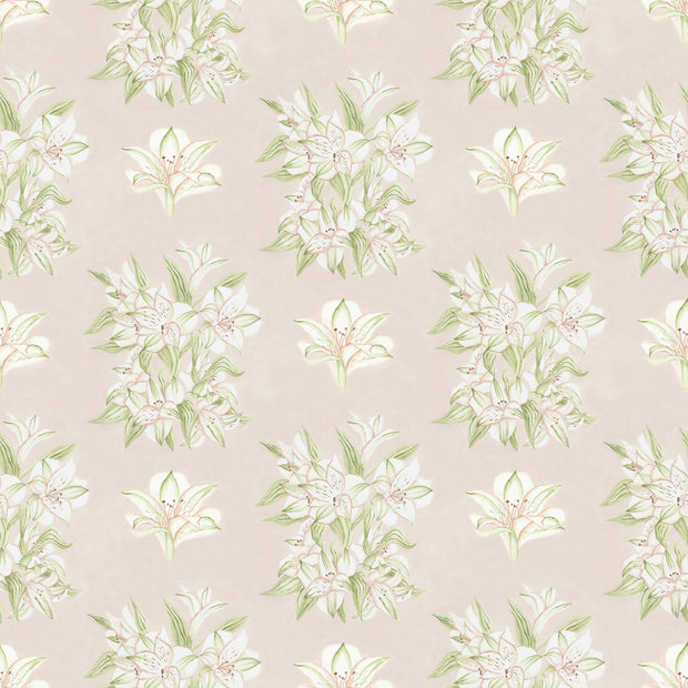 Lilies Wallpaper – Blush | Soft Botanical Floral Wall Covering