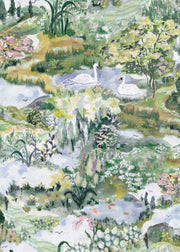 Linden Meadow Wallpaper – Laura Chautin Artist Series Wallcovering