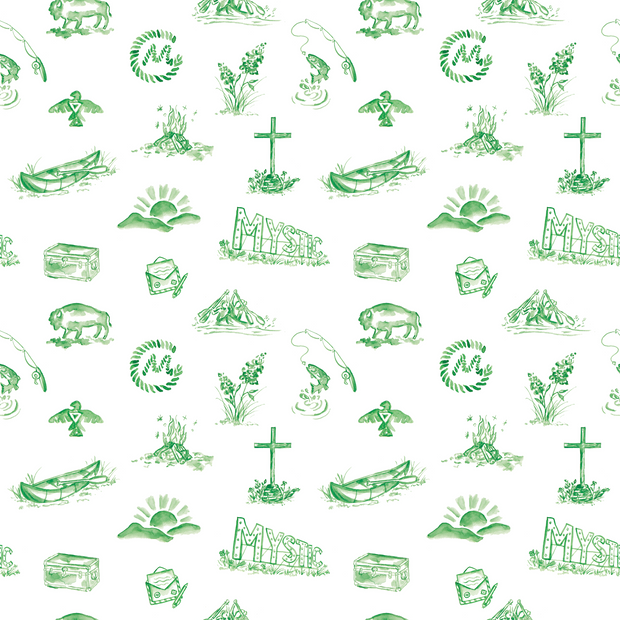 Green - Wallpaper - Mystic Toile Memorial Design | Supply Showroom