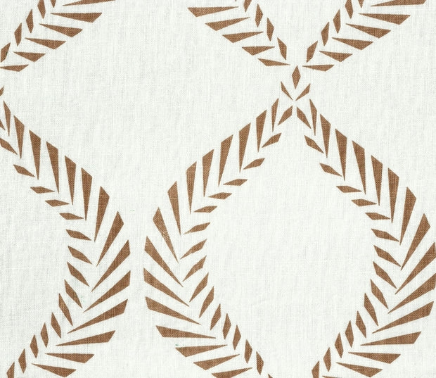Russet Ogee Fabric – 100% Linen, Lightweight, 54” Width