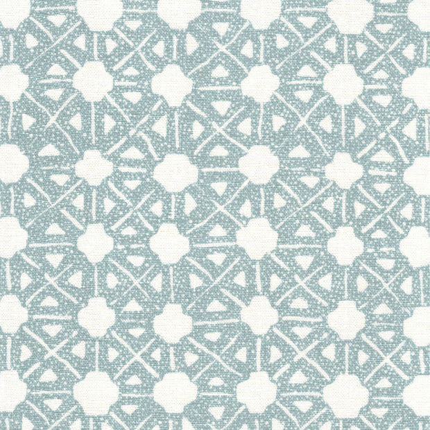 Shop Cornflower fabric - Seville at Supply Showroom. Made from 100% lightweight oyster linen, 54” wide with a 5” x 7.5” repeat. Sold by the yard. Lead time: 4-6 weeks.