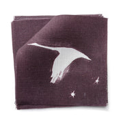 Deep Crimson - Starlit Fabric - 100% Linen - 56" Repeat | Supply Showroom