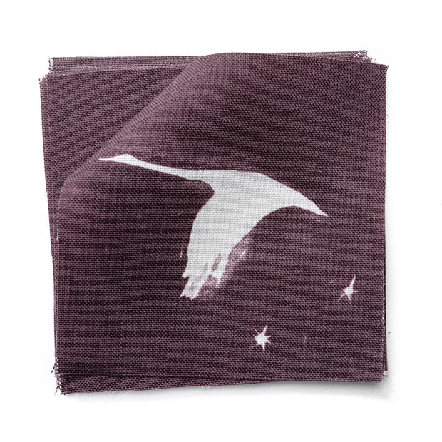 Deep Crimson - Starlit Fabric - 100% Linen - 56" Repeat | Supply Showroom