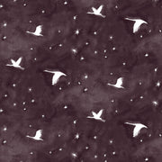 Deep Crimson - Starlit Fabric - 100% Linen - 56" Repeat | Supply Showroom