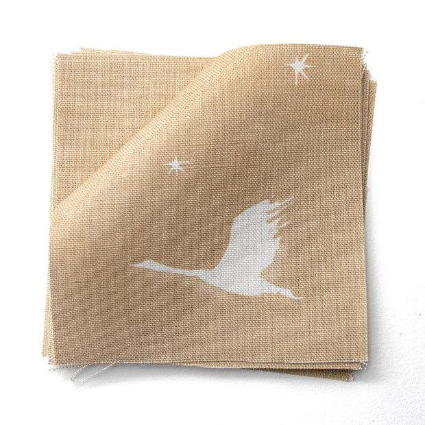 Golden - Starlit Fabric - 100% Linen - 56" Repeat | Supply Showroom
