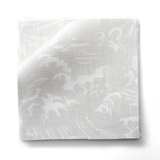 Silver - Tempest Fabric - 100% Linen - 56" Repeat | Supply Showroom