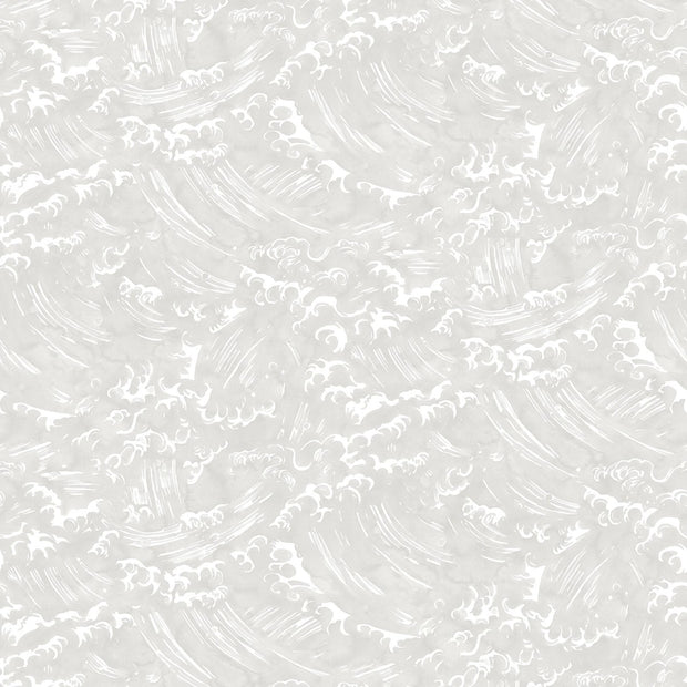 Silver - Tempest Fabric - 100% Linen - 56" Repeat | Supply Showroom