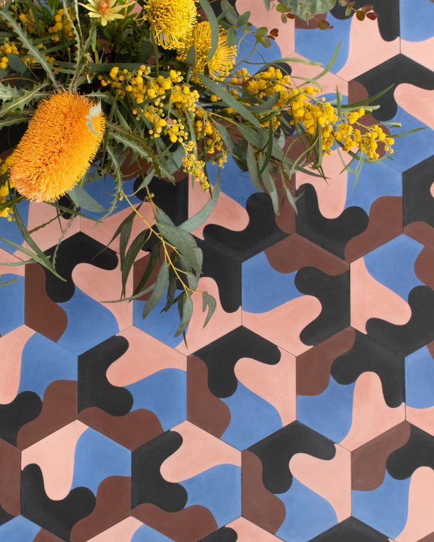 Black & Blue - Tile