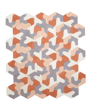 White & Terra Cotta - Tile