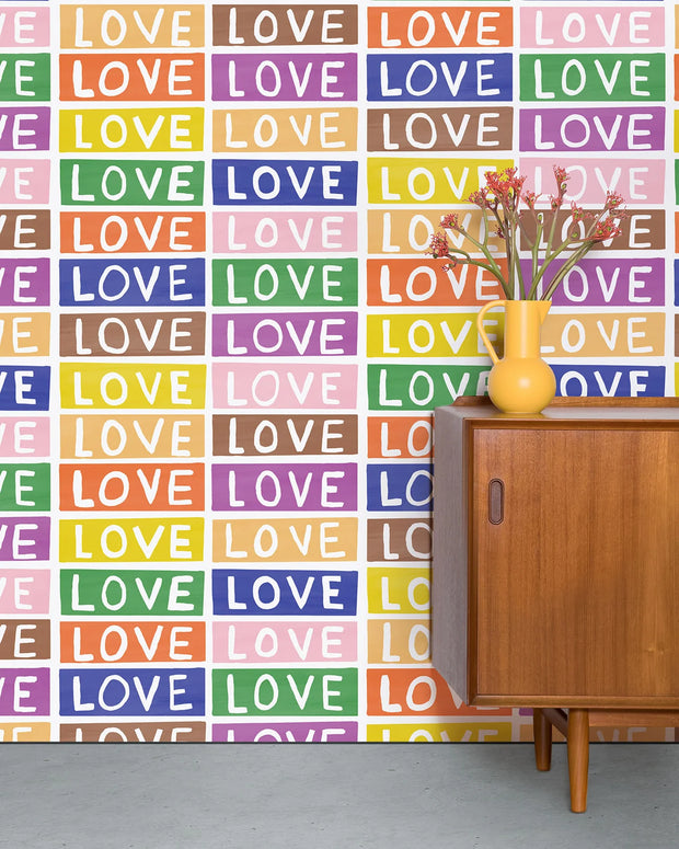 Rainbow on White - WP