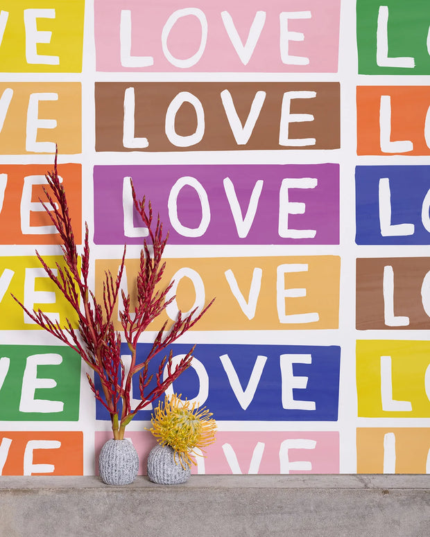 Rainbow on White - WP