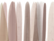 A series of abstract-style wallpaper swatches in beige, brown, gray, and white. Sands Wallpaper – Flood Mural | Custom Type II PVC Free