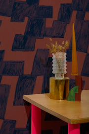 Land + Sea Wallpaper - Windows Design, Sold by 10 Yard Roll