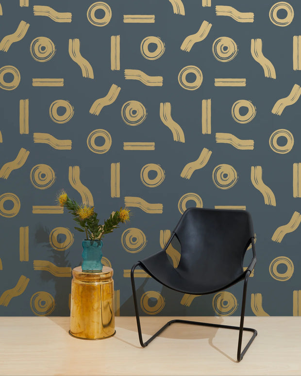 Gold on Charcoal - WP