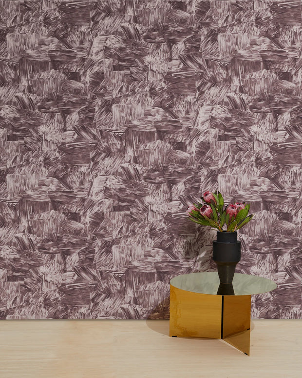Morus Wallpaper – Baptiste | 10 Yard Roll, Half Drop, Clay Coat