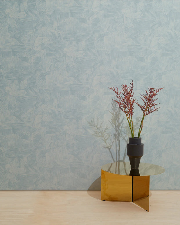 Lombard Blues Wallpaper – Baptiste | 10 Yard Roll, Half Drop, Clay Coat