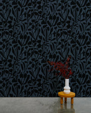 Night Late Spring Wallpaper – Bold Botanical Floral, 10 Yard Roll