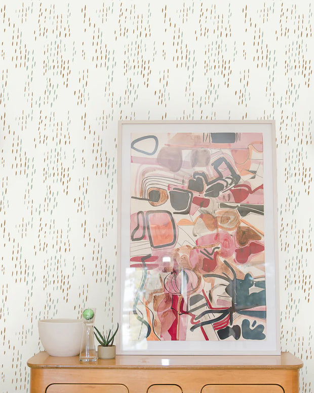 Copper and Patina on Cream - WP