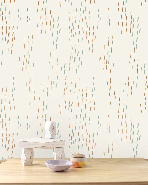 Copper and Patina on Cream - WP