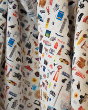 One Colorway Fabric – Too Much Texas Stuff Collection, Belgian Cotton Linen