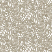 Pattern of white leaves on a beige background