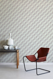Sky Ziggy Wallpaper – Modern Geometric Wall Covering by Yard