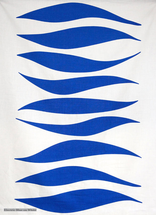 Electric Blue on White - F