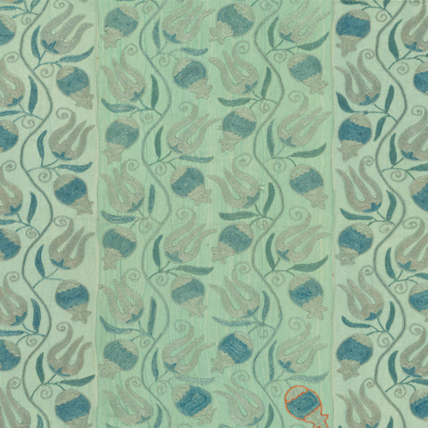 Aqua Pomegranate Suzani - F